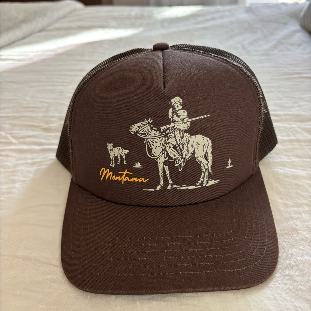 Montana Brown Trucker Hat
